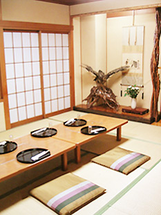 岐阜天然鮎　割烹うおそう2階お座席