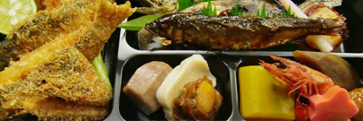 岐阜長良川天然鮎の割烹うおそうのお弁当
