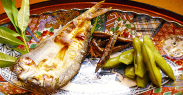 お昼の天然鮎フルコース 天然鮎ミニ会席